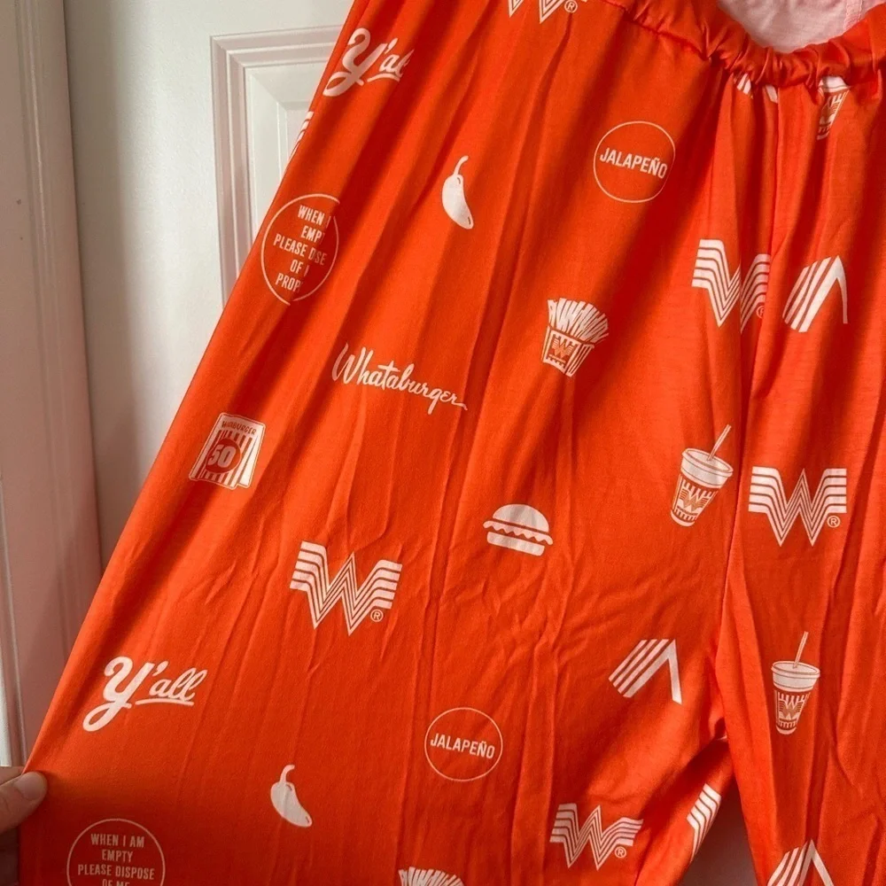 Whataburger Adult PJ's Pajama Set Size 3XL